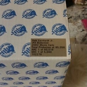 NASCAR Budweiser bottle